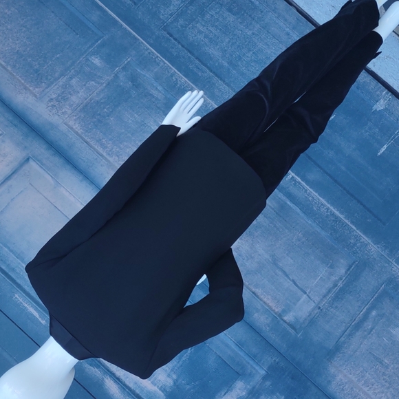 JONES NY PETITE LADIES BLACK DOUBLE BREASTED FORMAL TUXEDO BLAZER - Picture 13 of 17